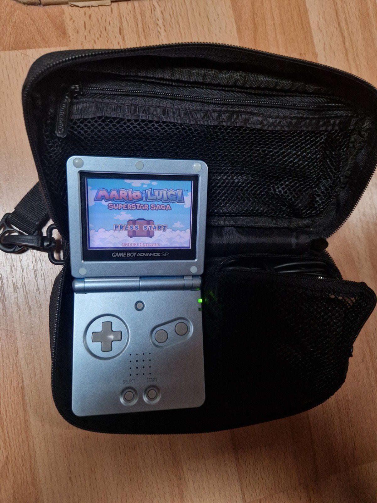 Nintendo Gameboy Advance SP met officiële tas en oplader GBA, Ophalen, Game Boy Advance