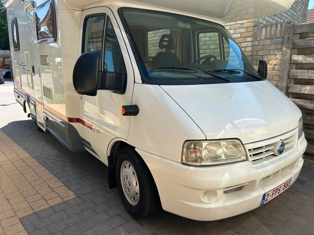 mobilhome home-car !!zeer goede staat!! bj 2005 stapelbedden, Chemisch toilet, Alkoof, Ringverwarming, Fiat