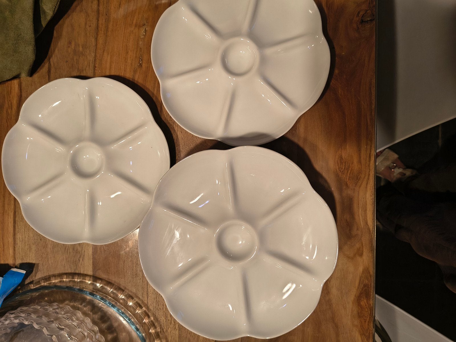 Assiettes à fondue., Enlèvement, Comme neuf, Autres styles, Assiettes(s)