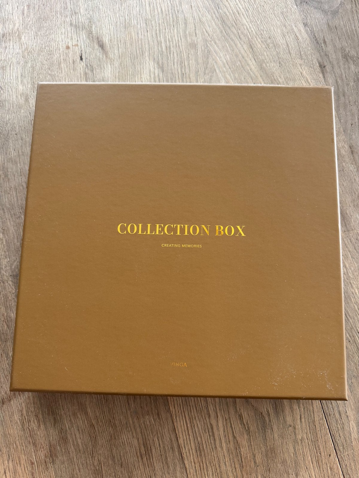 Vinga Collection Box met 3 spelletjes, Huis en Inrichting, Ophalen of Verzenden, Nieuw, Beige, Papier/karton