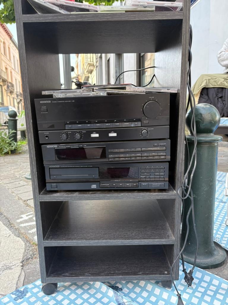 Kenwood 3 piece Hi-fi (cd player, radio, amplifier), TV, Hi-fi & Vidéo, Enlèvement, Utilisé, Lecteur CD, Autres marques
