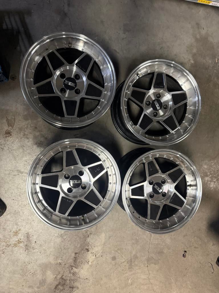 16inch 9j et15 4x100, Ophalen, Gebruikt, Velg(en), 16 inch