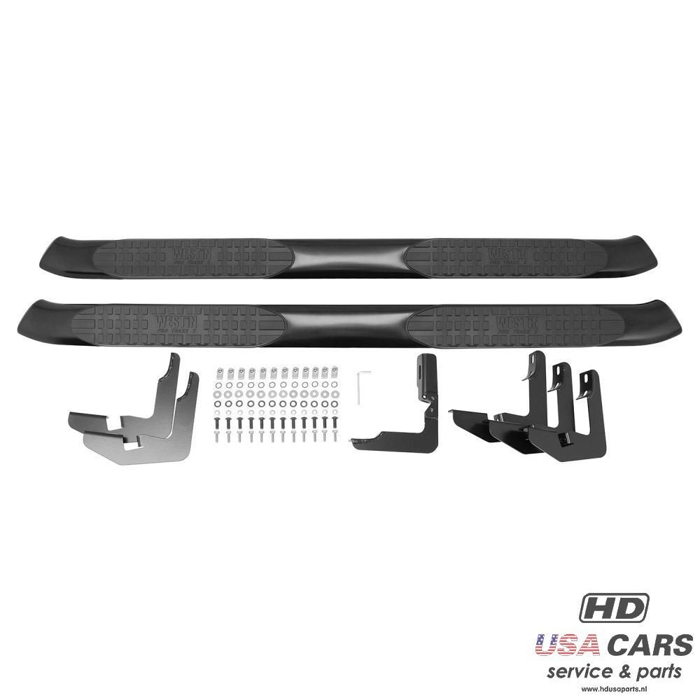 PRO TRAXX 5 OVAL NERF BARS BLACK Sidebars RVS en Black, Autos : Divers, Accessoires de voiture, Neuf, -, -, -