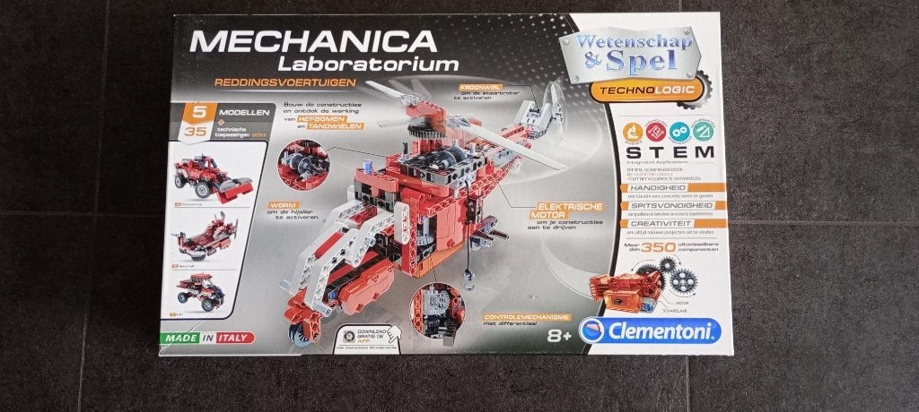 clementoni mechanica reddingsvoertuigen, Enlèvement ou Envoi, Comme neuf, Bricolage
