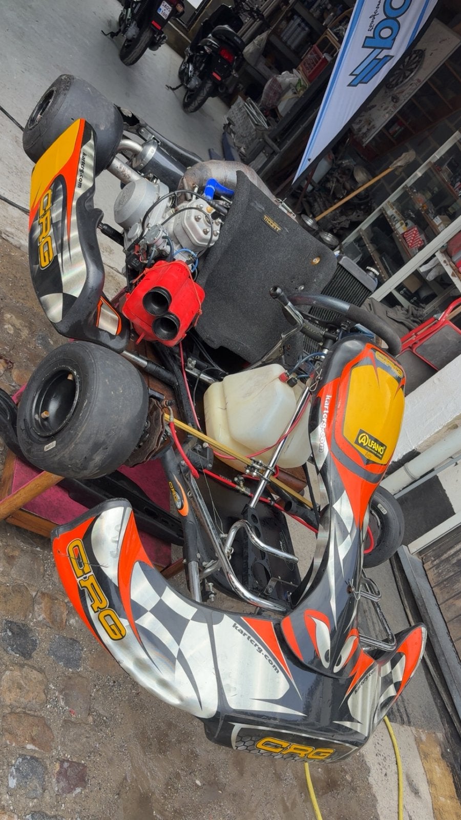 Karting Kz 125cc 6vitesse, Sports & Fitness, Karting, Enlèvement, Comme neuf