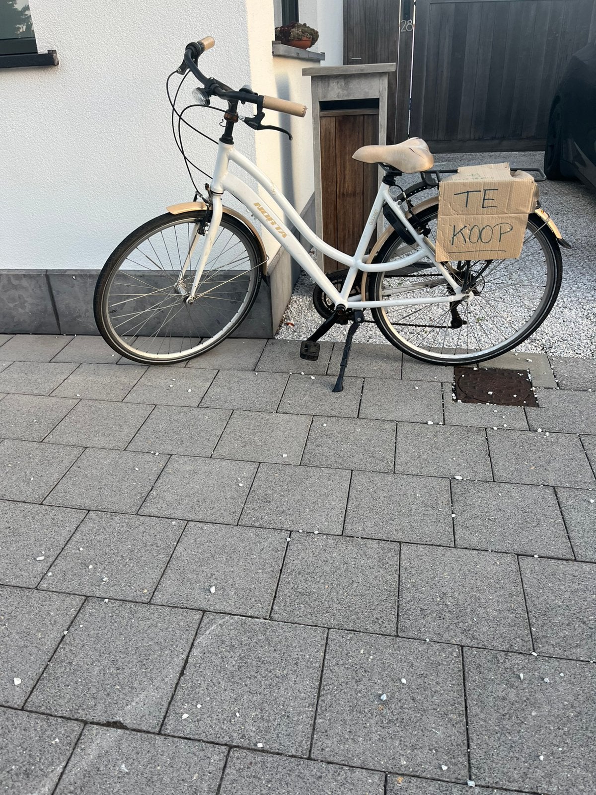 Damesfiets norta college, Ophalen, Gebruikt, Velgrem, Handrem