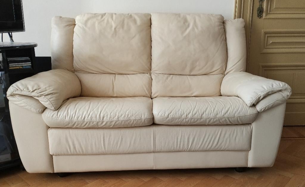Zetel 2-zit, Ophalen, Kunststof, Gebruikt, 150 tot 200 cm