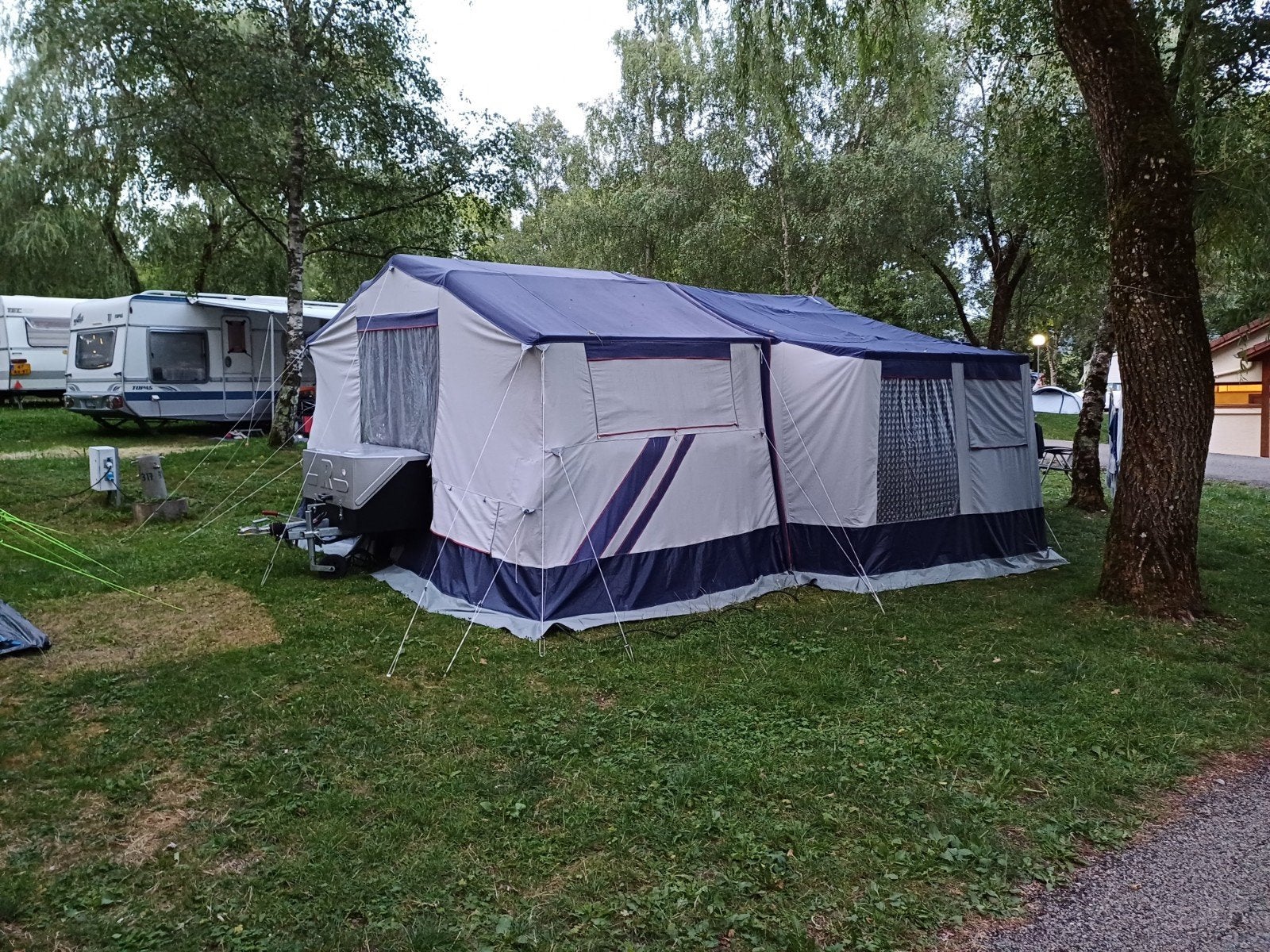 Vouwwagen Raclet Pamlona junior 2009 - 5 personen, Caravanes & Camping, Caravanes pliantes, Présent, Gris, Jusqu'à 6, Raclet
