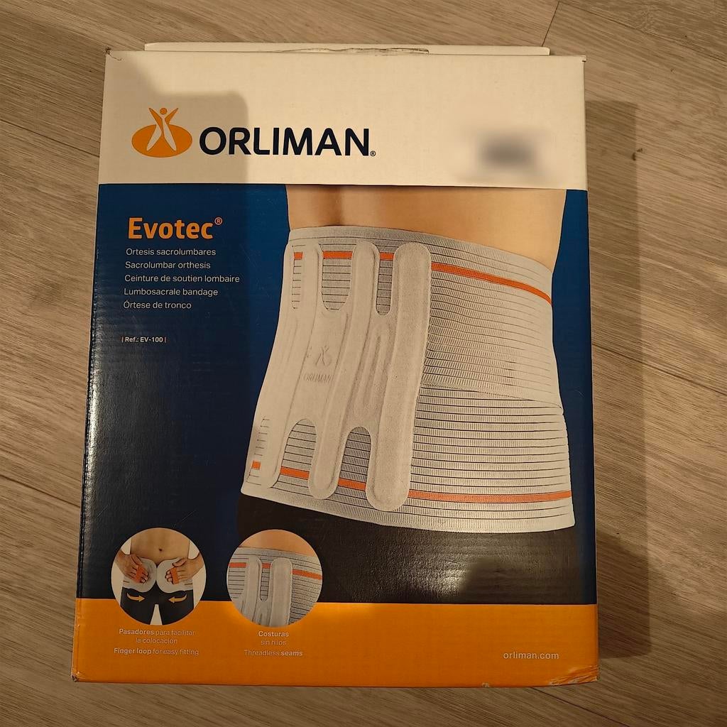 Rug support - orliman evotec semi rigid, maat 3, Ophalen of Verzenden