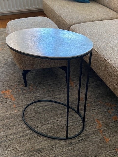 Table d'appoint Paso Pomax, Maison & Meubles, Moins de 55 cm, Enlèvement, Utilisé, Métal ou Aluminium