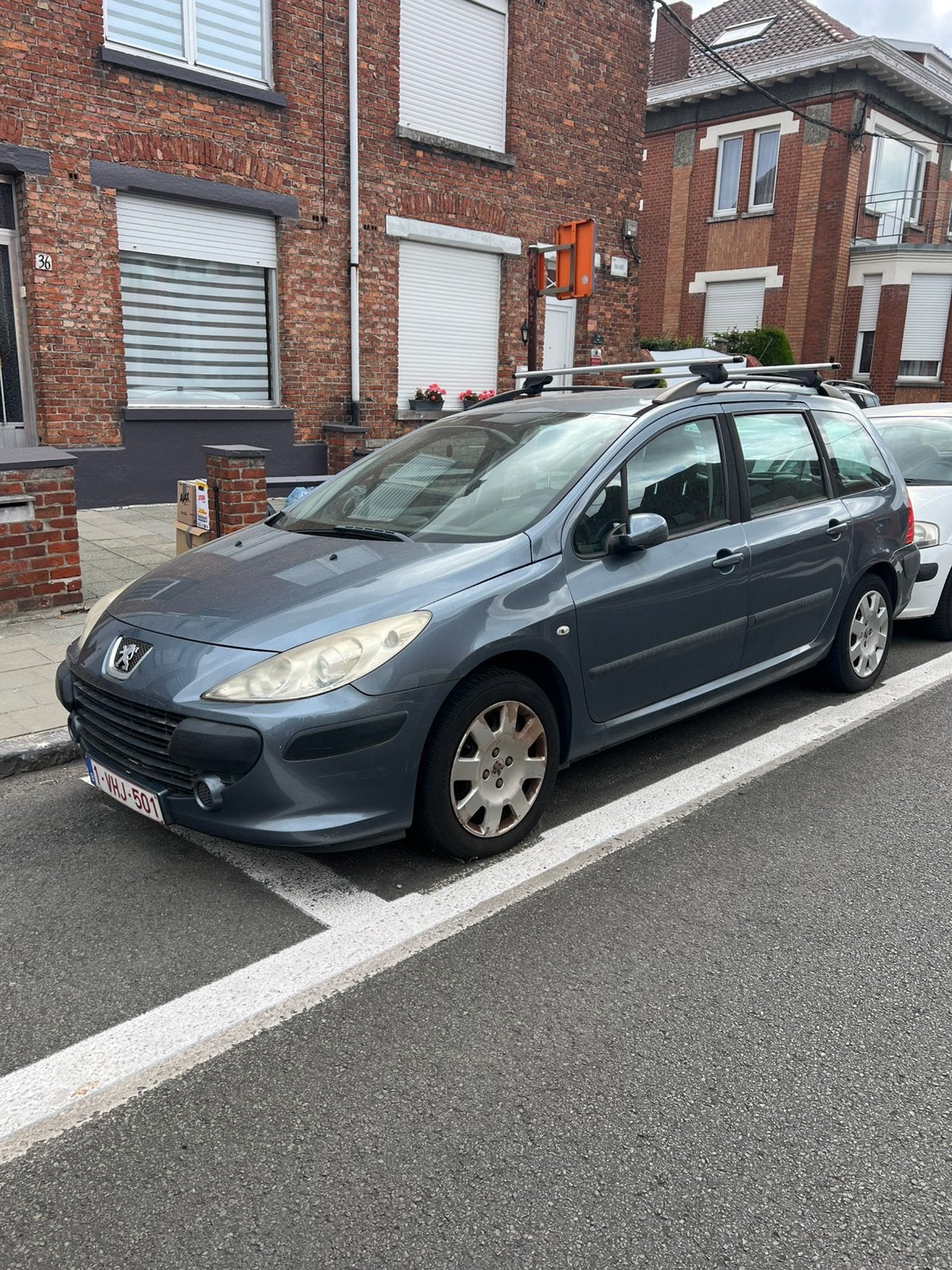 Peugeot 307 break HDi – 169 000 km – Roulante, sans CT, Autos, Achat, Barres de toit, Bleu, Particulier