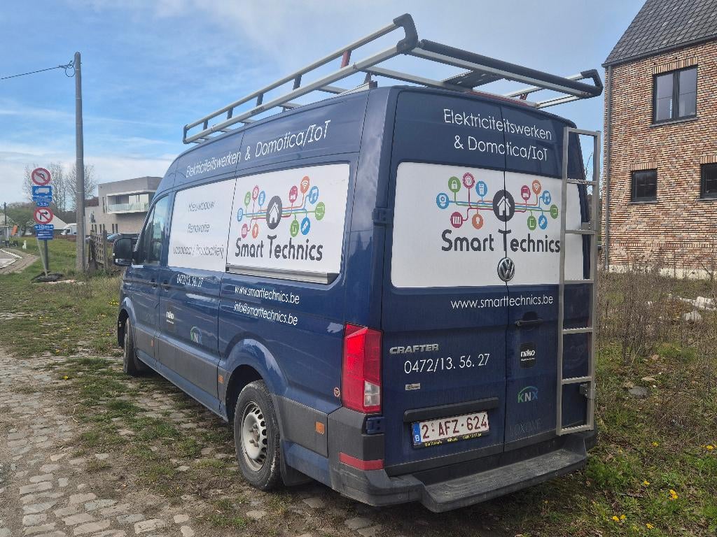 Volkswagen Crafter L3H3 58000km, Auto's, Volkswagen, Automaat, Blauw, Diesel, Particulier