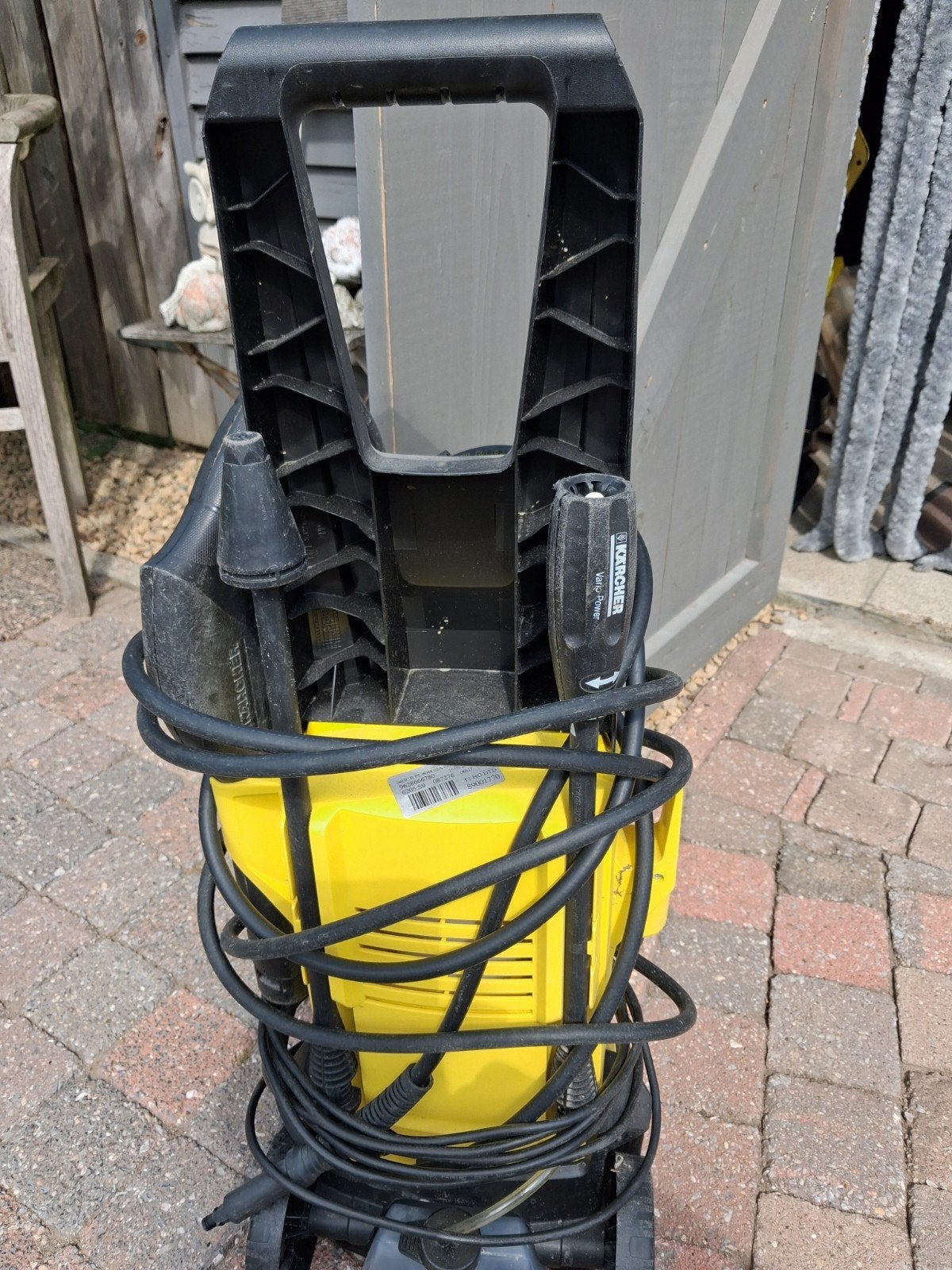 Karcher hogedrukreiniger, Ophalen