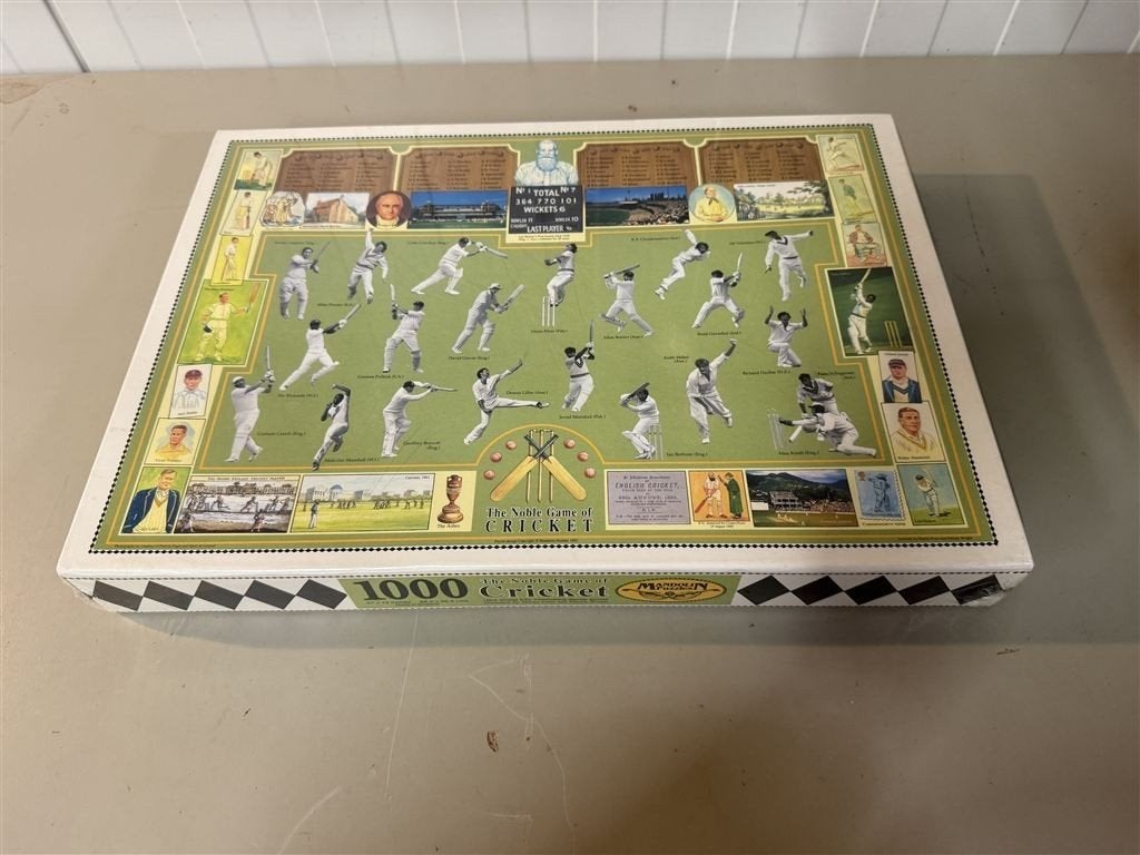 1000 Stukjes Legpuzzel - The Noble Game of Cricket - Nieuw z, Enlèvement ou Envoi, Neuf, Puzzle