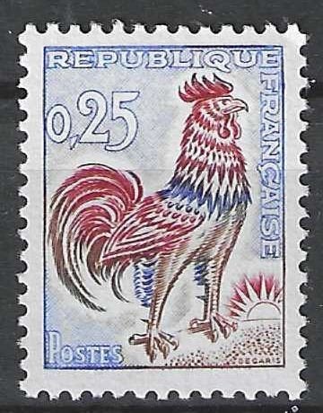 Francia 1962/1965 - Yvert 1331 - Typ Haan Decaris (PF), Envoi, Non oblitéré