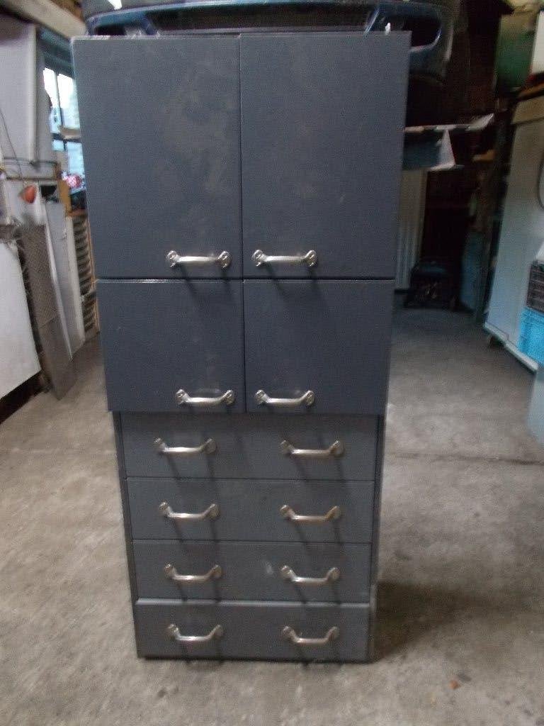 werkplaats-kast 4 deuren 4 schuiven, Ophalen, Gebruikt, 50 tot 100 cm, 3 of 4 laden