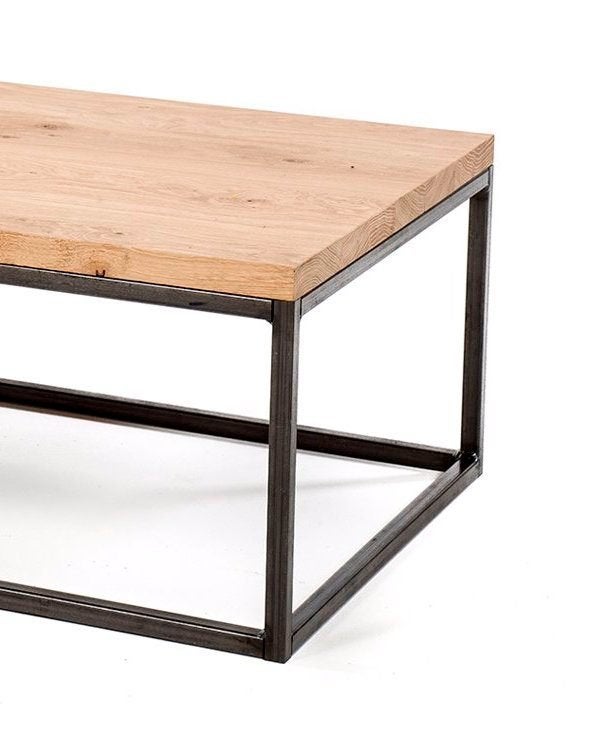 Table du Sud stalen onderstel (71x71x40 cm) – Zwart, Huis en Inrichting, Ophalen, Overige materialen, 50 tot 100 cm, Vierkant