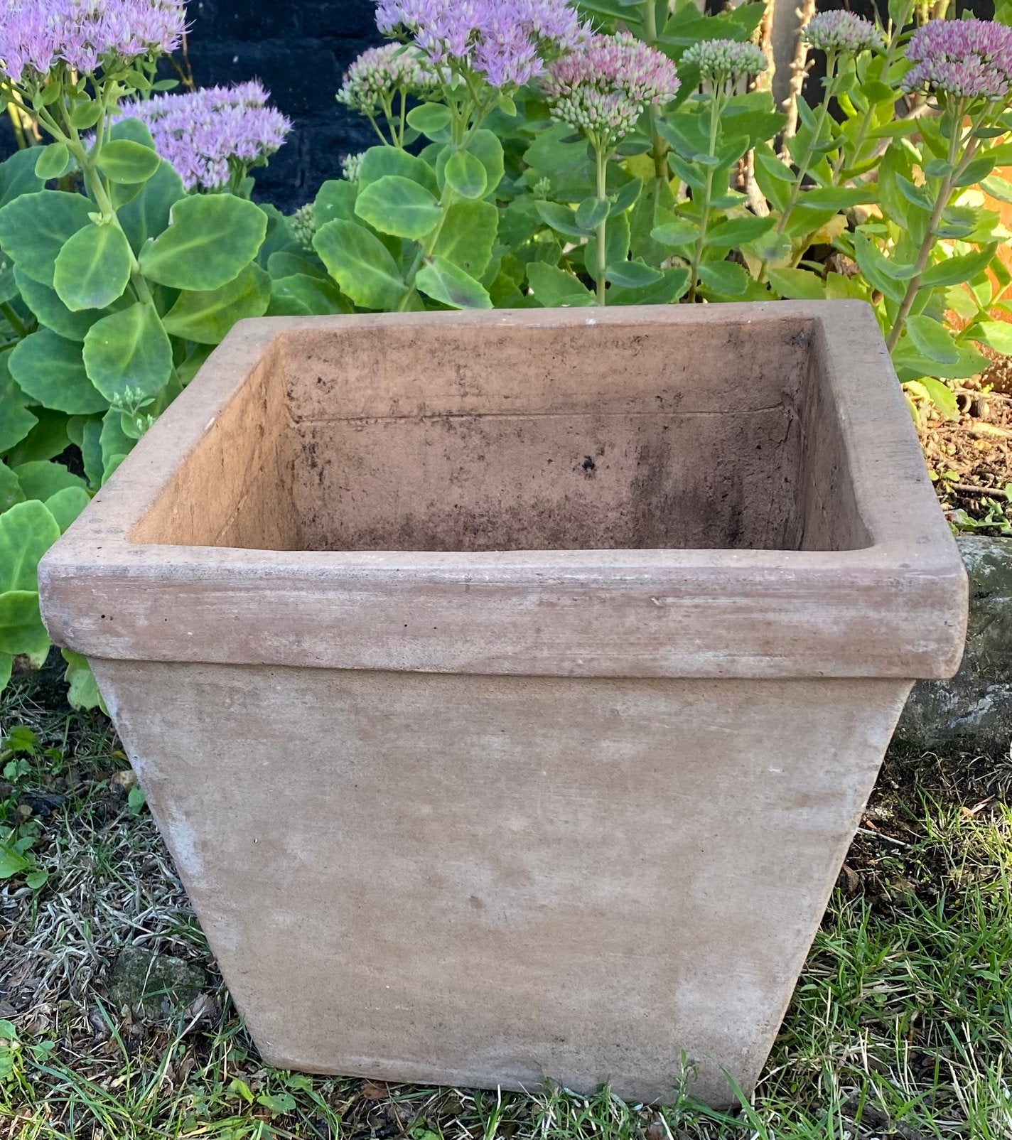 Terracotta bloembak, Tuin en Terras, Bloembakken en Plantenbakken, Ophalen, Zo goed als nieuw