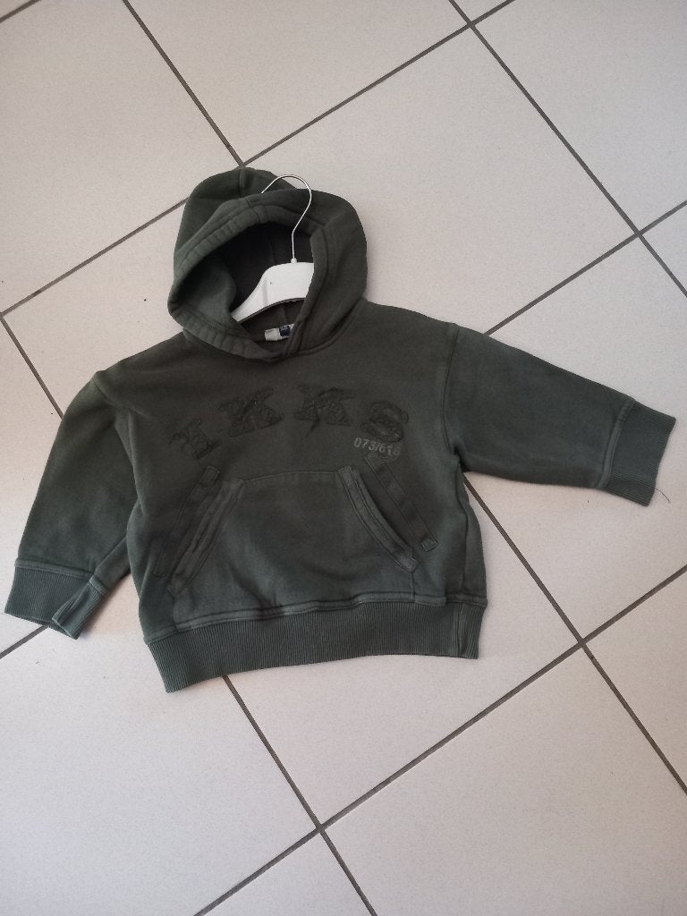 IKKS - sweatshirt - hoodie - L.M. - maat 2 jaar, Verzenden, Zo goed als nieuw, Ikks, Jongetje