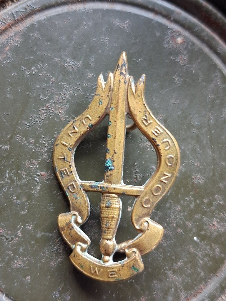 insigne de béret du 2e Bataillon de Commandos, Collections, Enlèvement ou Envoi, Armée de terre, Emblème ou Badge