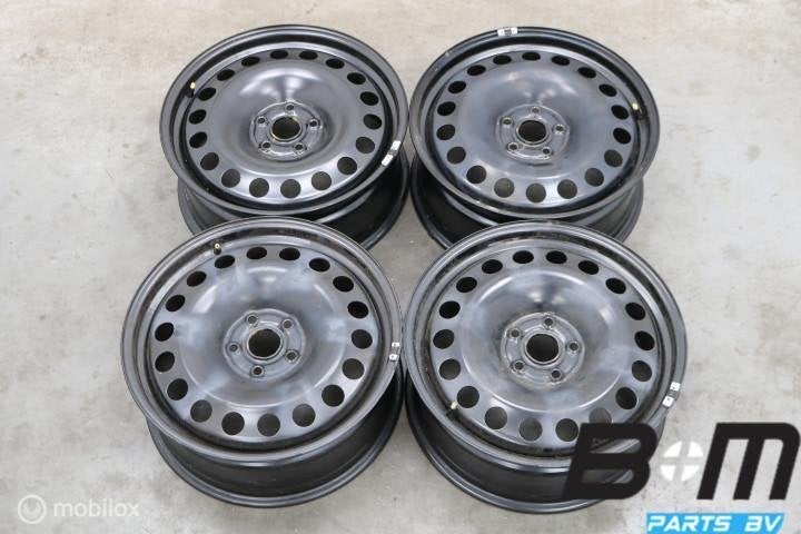 Org. 18 inch stalen velgen ID.3 / VW Golf / Caddy! 1EA601027, Auto-onderdelen, Gebruikt, Velg(en)