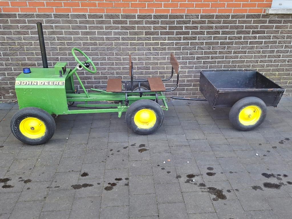 Tractor met aanhangwagen, Kinderen en Baby's, Ophalen, Gebruikt, Trapvoertuig