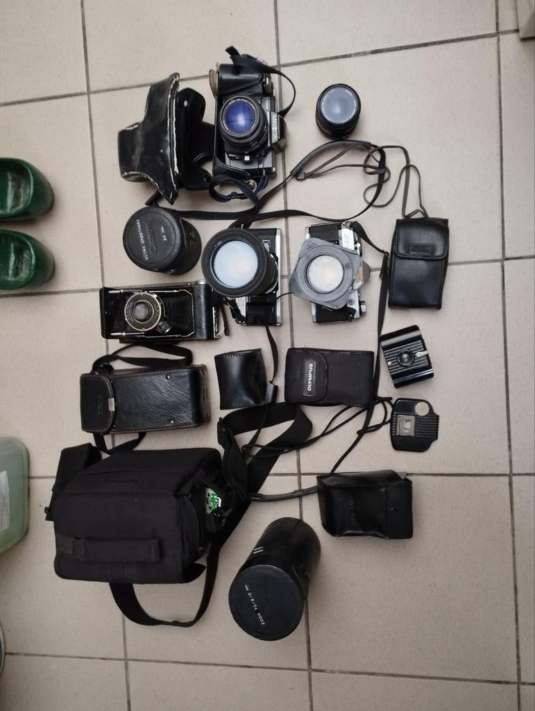 Een massa fotocamera gerief kleur zwart, Ophalen