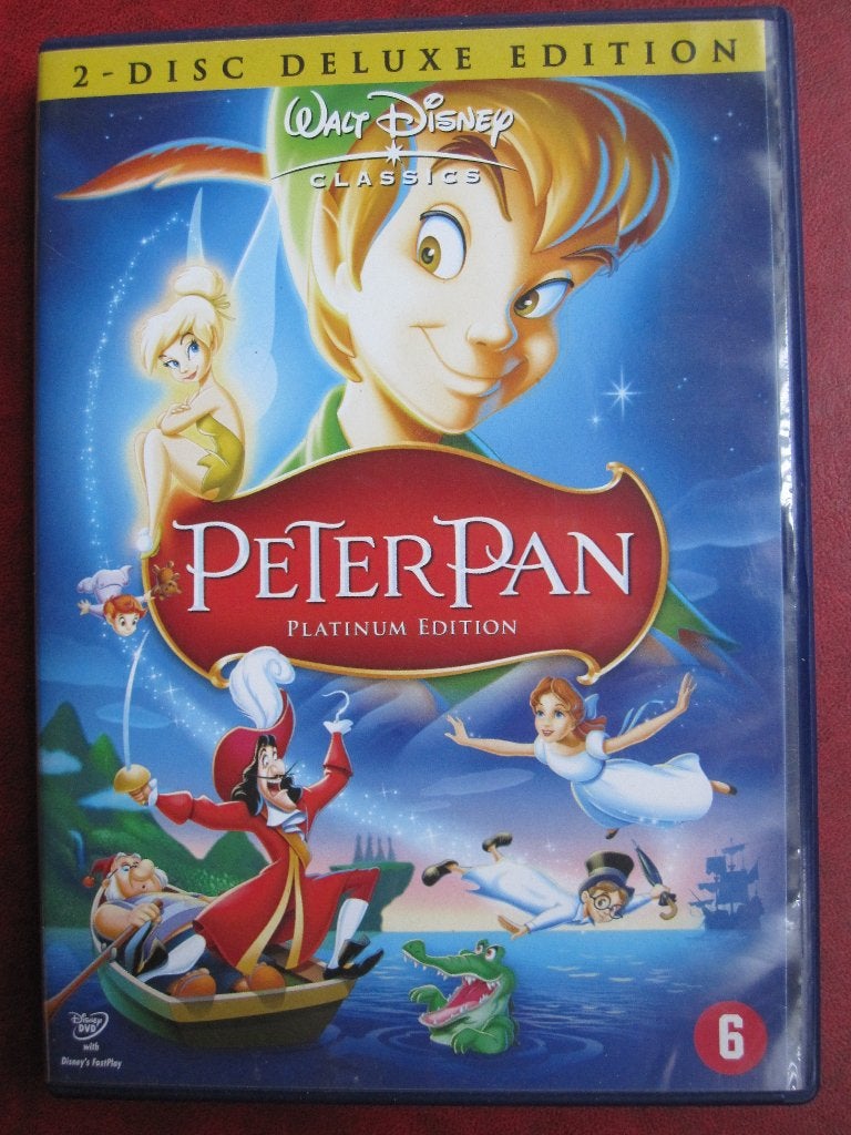 Peter Pan (1953) 2 disc DISNEY, Tekenfilm, Amerikaans, Ophalen of Verzenden, Zo goed als nieuw