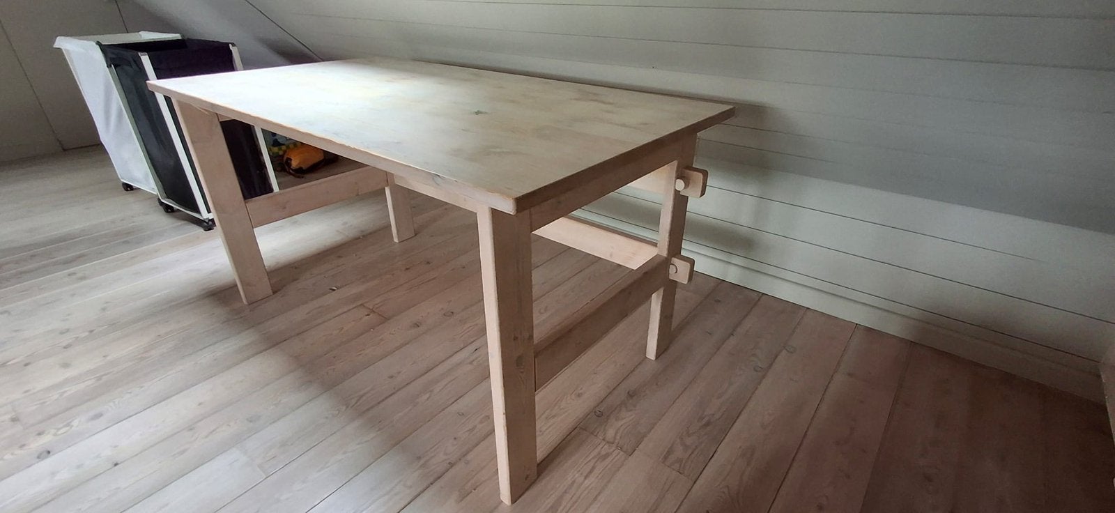 Bureau+ladeblok, Ophalen, Gebruikt, Hout, Schoolbureau