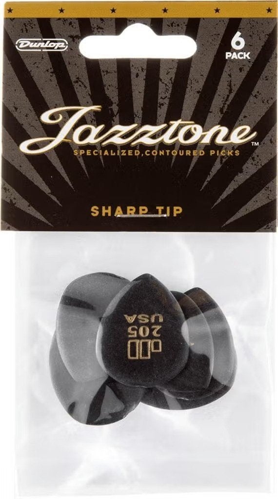 Jim Dunlop 477P205 JD Jazztone 205 plectrum 2.00 mm 6-pack, Musique & Instruments, Enlèvement ou Envoi, Neuf, Autres instruments