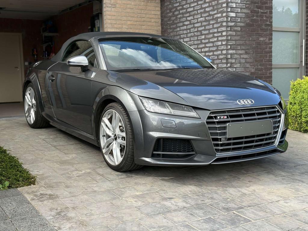 Audi TT TTS Roadster 2.0 TFSI Quattro S tronic 310cv FULL, Cuir, Argent ou Gris, Euro 6, Entreprise