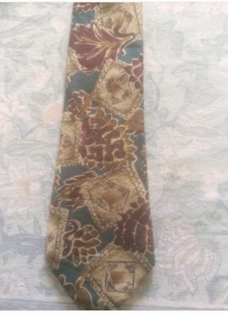Stropdas vintage, Ophalen of Verzenden, Zo goed als nieuw, Met patroon