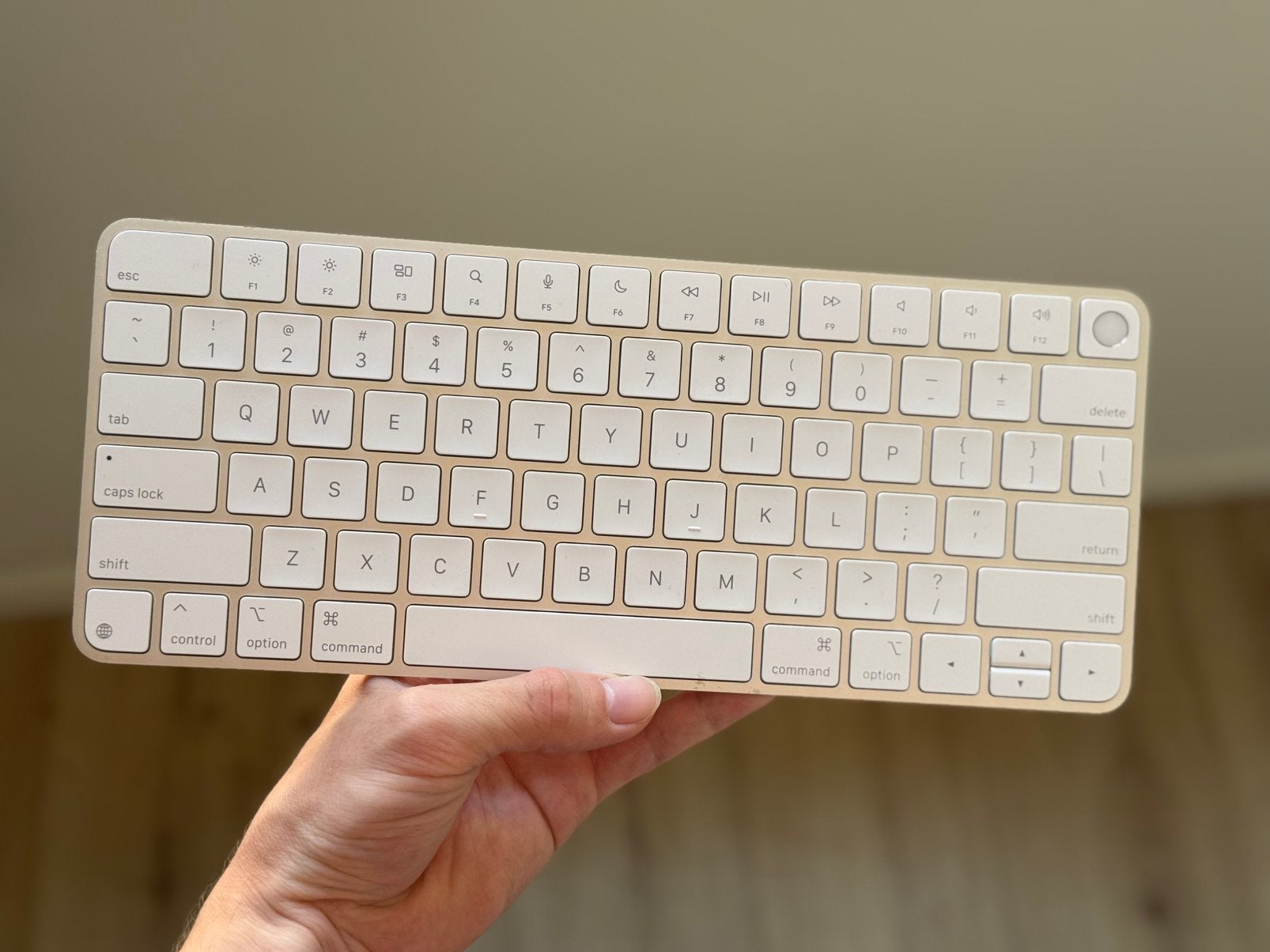 Apple Magic Keyboard with Touch ID QWERTY (US English) + Box, Computers en Software, Touch ID, Ophalen of Verzenden, Zo goed als nieuw