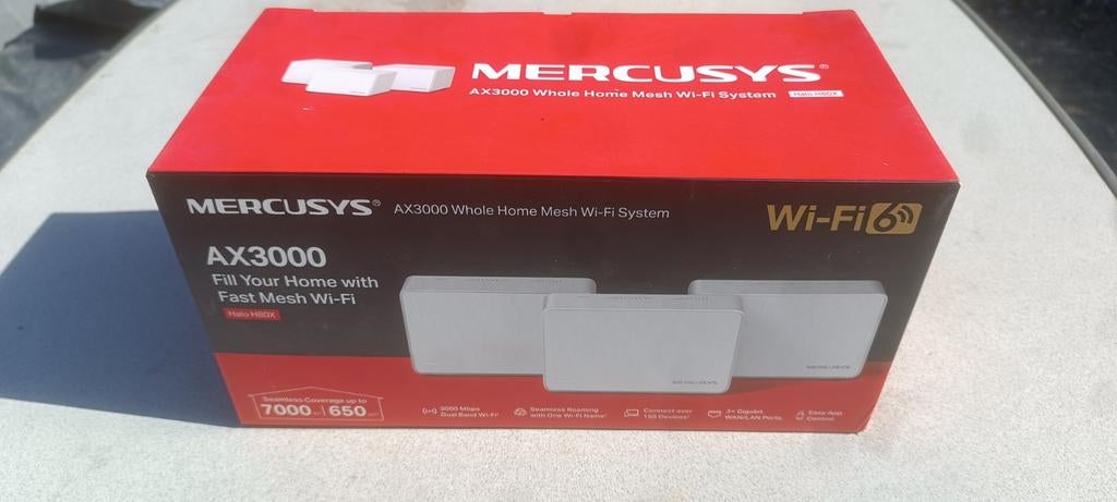 Kit 3 Halo H80X MERCUSYS WiFi 6 Mesh, Comme neuf, TP-Link
