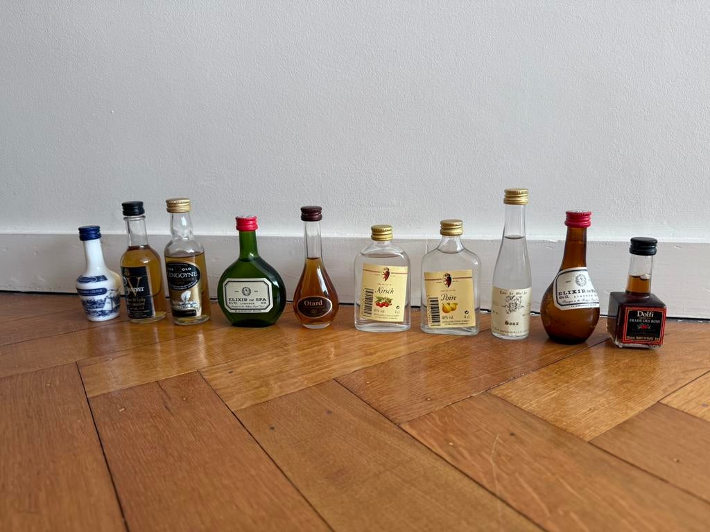 33 mignonettes d’alcool pour collection, Enlèvement
