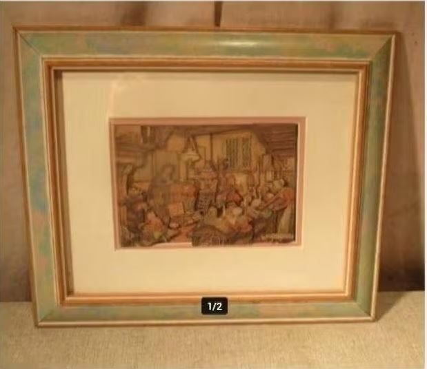 œuvre d'art en 3 dimensions « Dans la salle de classe  Pieck, Maison & Meubles, Accessoires pour la Maison | Peintures, Dessins & Photos