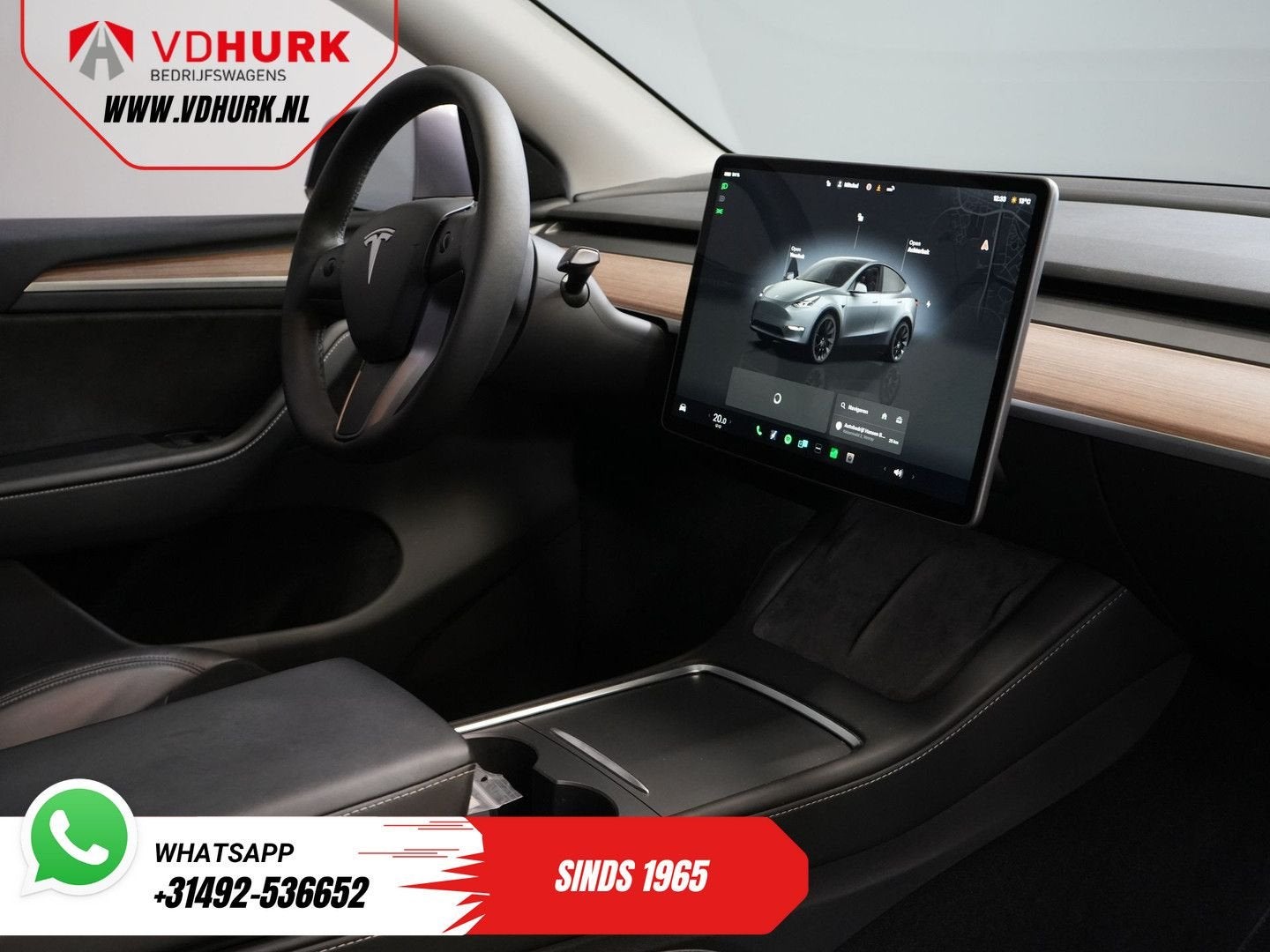 Tesla Model Y 455 Km WLTP (DEMO) Pano/ Memory/ Elek.klep/ St, Auto's, Tesla, Automaat, Start-stop-systeem, SUV of Terreinwagen