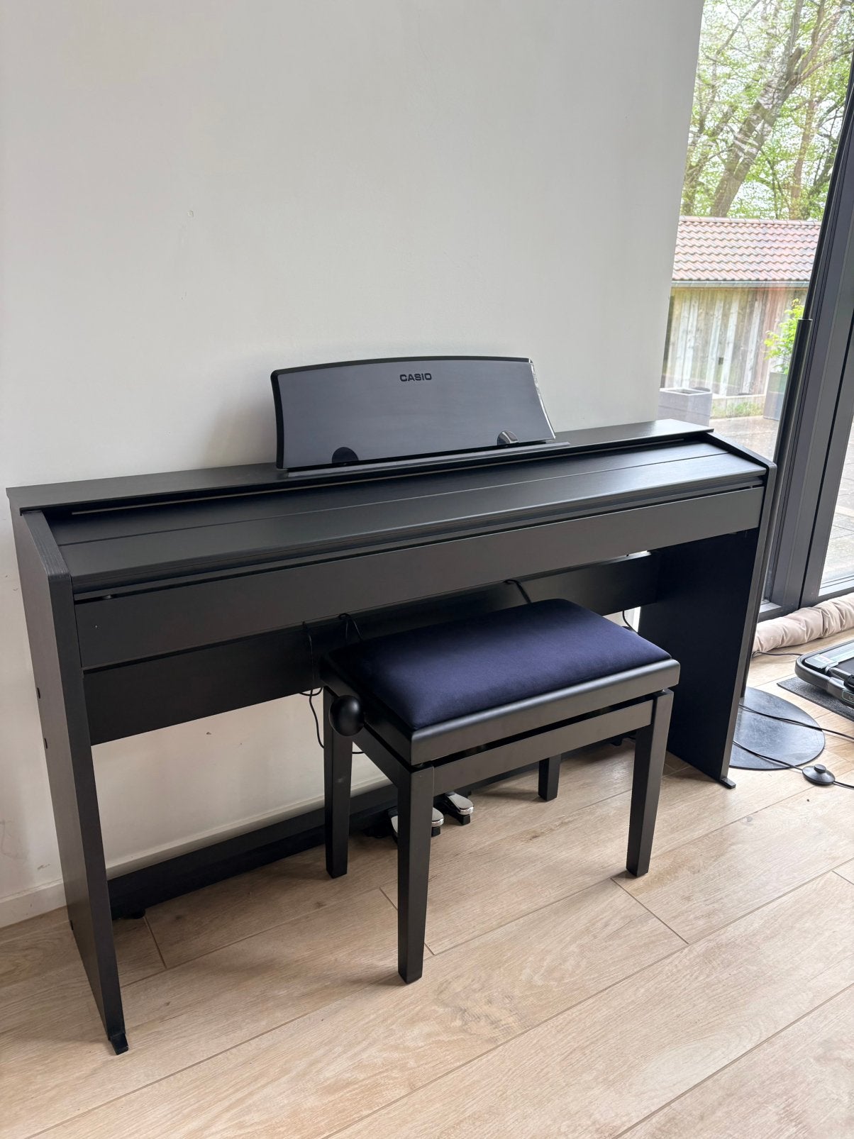 Digitale piano Casio Privia PX77BK Zwart (zo goed als nieuw), Musique & Instruments, Pianos, Comme neuf, Piano, Noir, Enlèvement