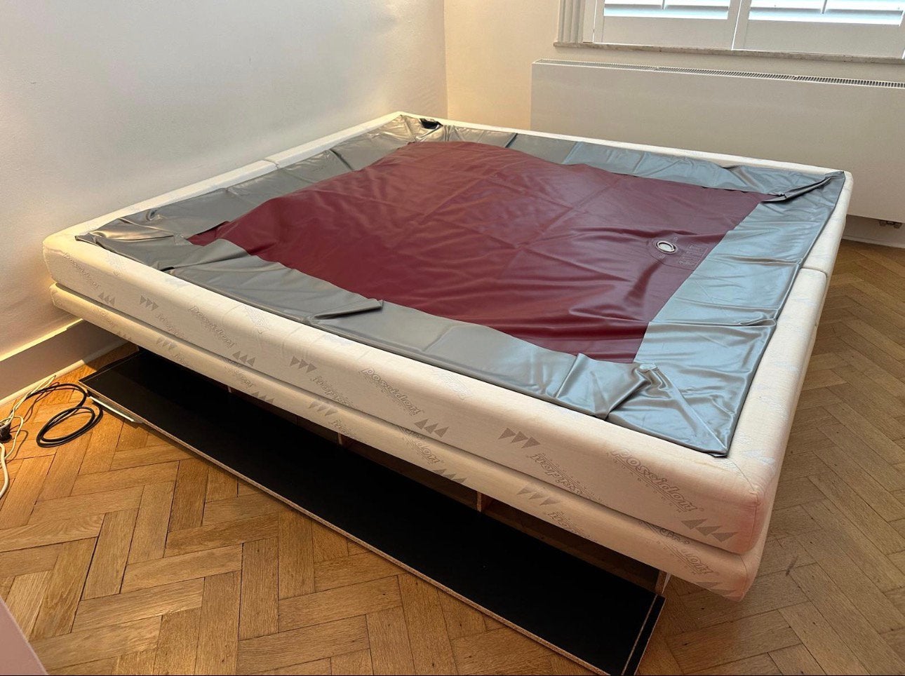 Lit à eau (4000€ neuf) + option régulateur de température, Maison & Meubles, Chambre à coucher | Waterbedden, Comme neuf, Enlèvement