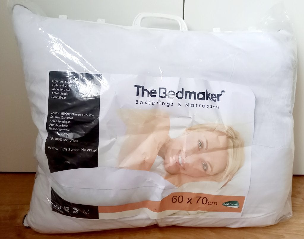 ANTI-ALLERGISCH/HUISTOFMIJT SLAAPKUSSEN–NIEUW IN VERPAKKING, Wit, Ophalen of Verzenden, Kussen, Nieuw