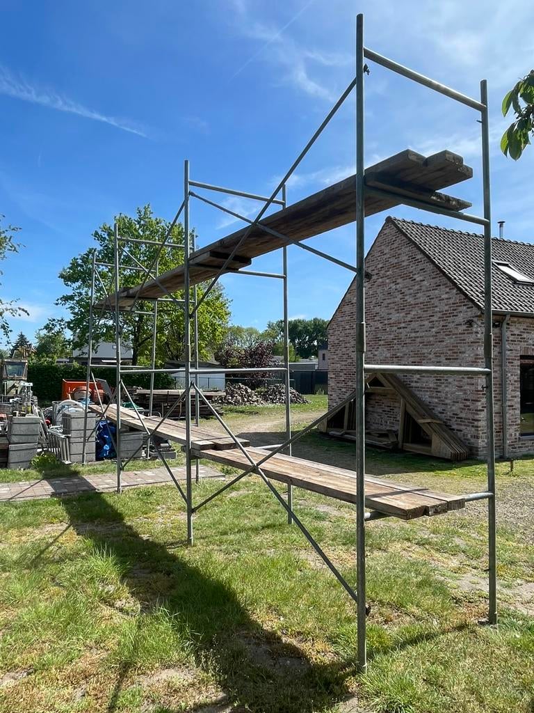 Metsersteiger, Doe-het-zelf en Bouw, Steigers, Ophalen, Zo goed als nieuw, Gevelsteiger, 5 meter of hoger