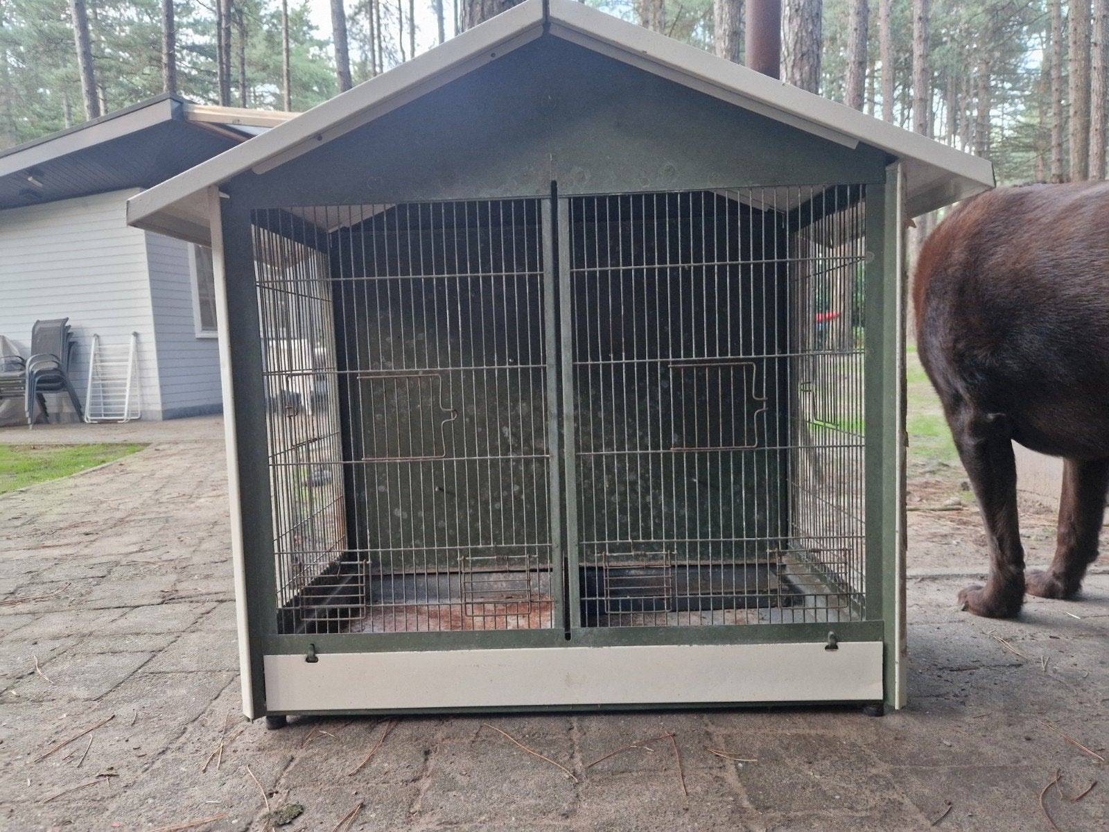 vogelkooi metaal goede staat  0472109098, Ophalen