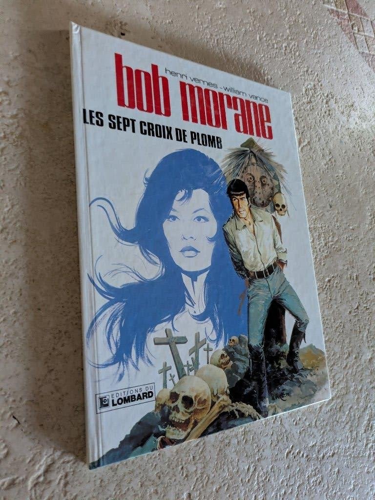 Les sept croix de plomb (Bob Morane)., Boeken, Stripverhalen, Verzenden, Eén stripboek, Henri Vernes., Zo goed als nieuw
