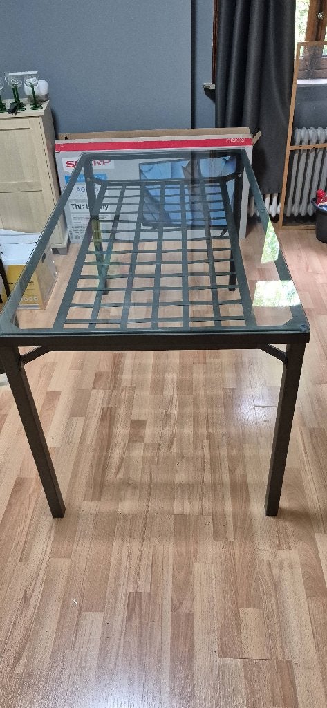 Table  avec 6 chaise, Ophalen, Gebruikt, Vijf personen of meer, Glas