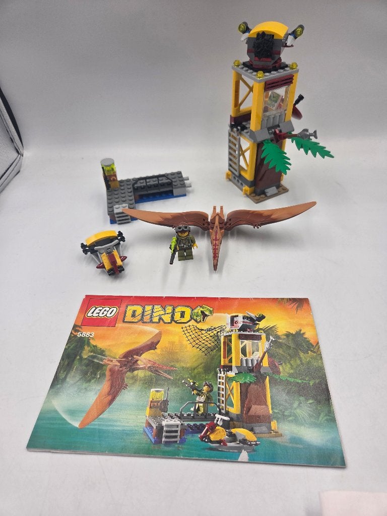 Lego Dino 5883 Tower Takedown, Lego, Ophalen of Verzenden, Zo goed als nieuw, Compleet