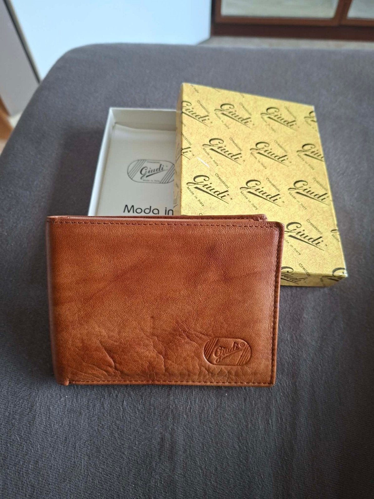portefeuille en cuir, Bijoux, Sacs & Beauté, Enlèvement ou Envoi, Cuir