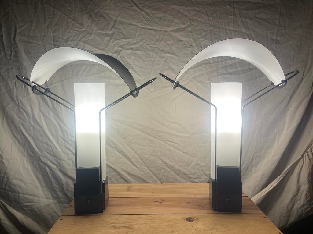 arteluce - 2x palio, Enlèvement ou Envoi, Utilisé, Vintage 80's, Moins de 50 cm