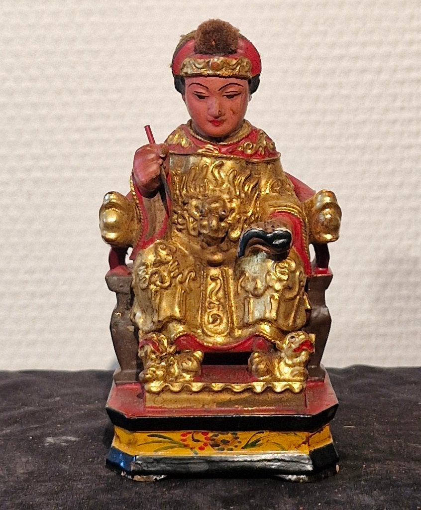 Figurine votive chinoise, Sculpture, Enlèvement ou Envoi, Chine, Bois