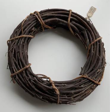 Rieten krans diameter 20cm, Huis en Inrichting, Ophalen, Zo goed als nieuw