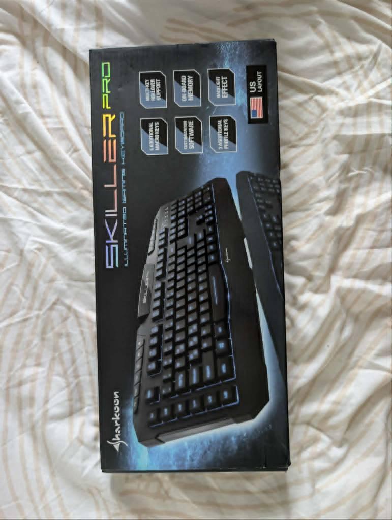 Sharkoon Skiller Pro Gaming Keyboard (LED, macros), Ophalen, Gebruikt, Sharkoon, Qwerty